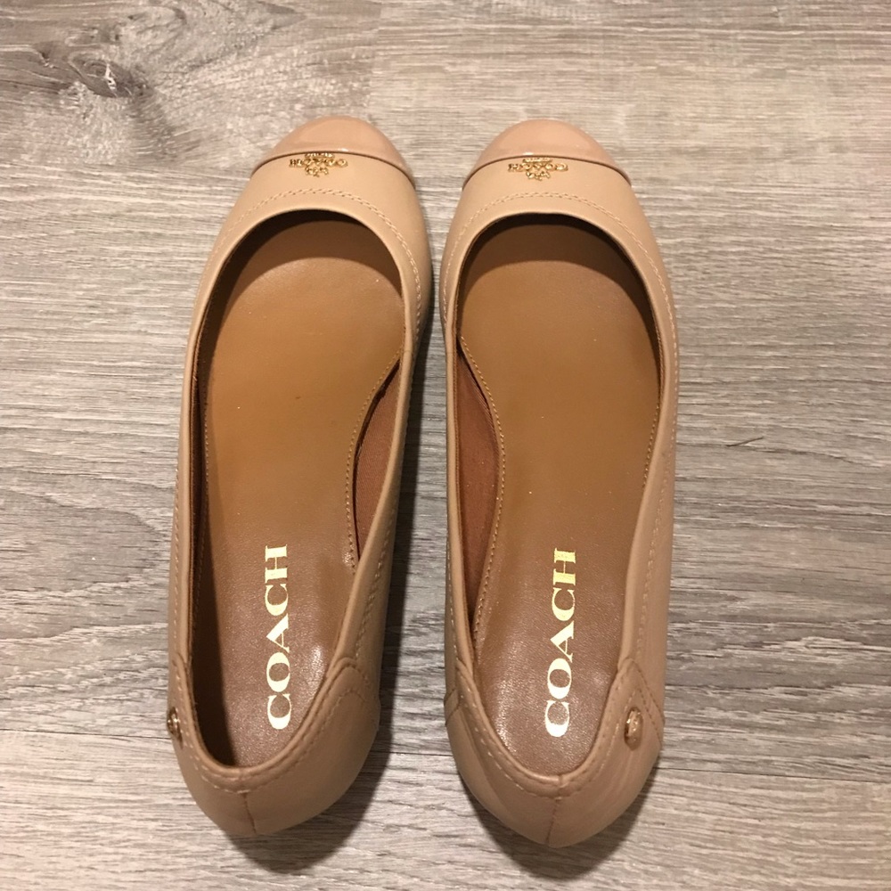 Coach flats - worn once indoors